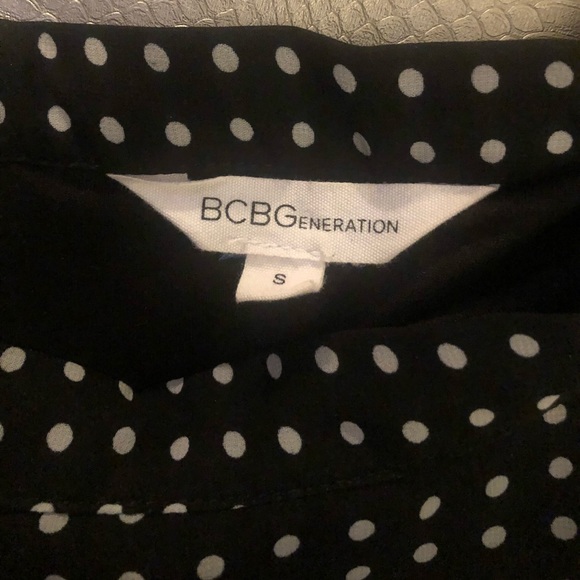 BCBG black skirt with white polka dots! - Picture 4 of 4